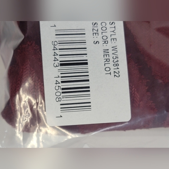 Band Of The Free Band of Gypsies Lila Merlot Midi Dress Size Small Lace  UpFront - Picture 13 of 15